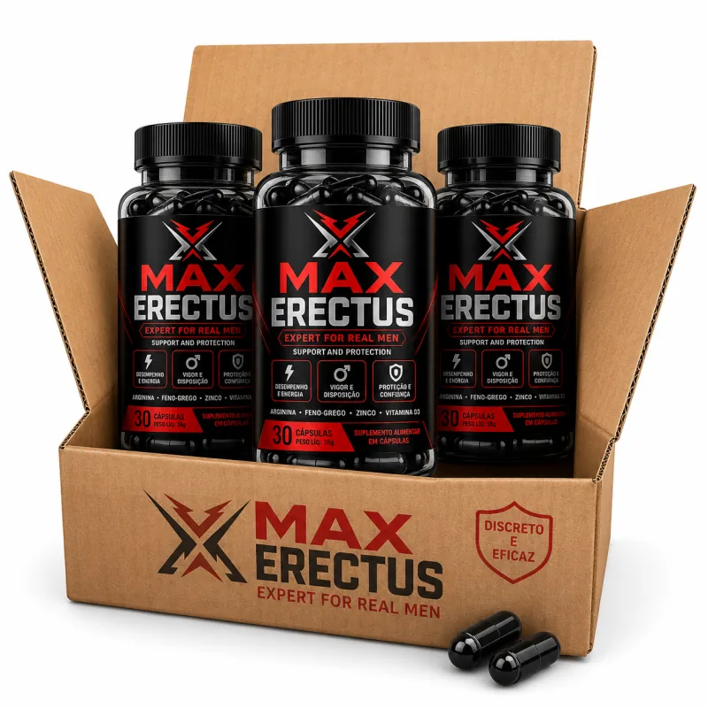 Embalagem discreta do Max Erectus