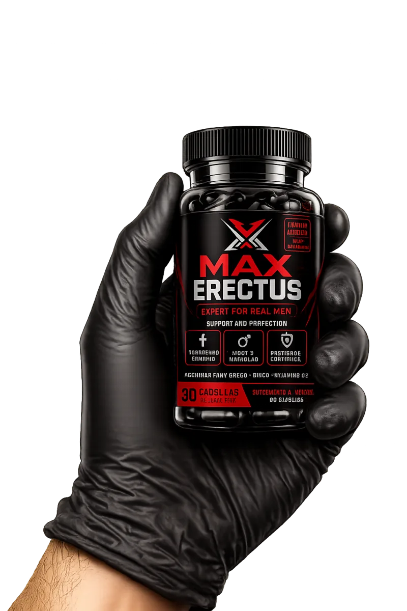 Max Erectus na mão